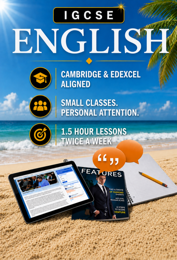 IGCSE English - Summer Course