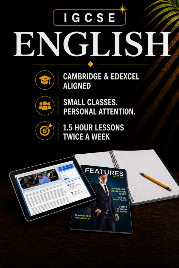 IGCSE English - Intensive Course