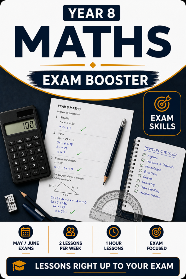 Year 8 Mathematics - Exam Booster