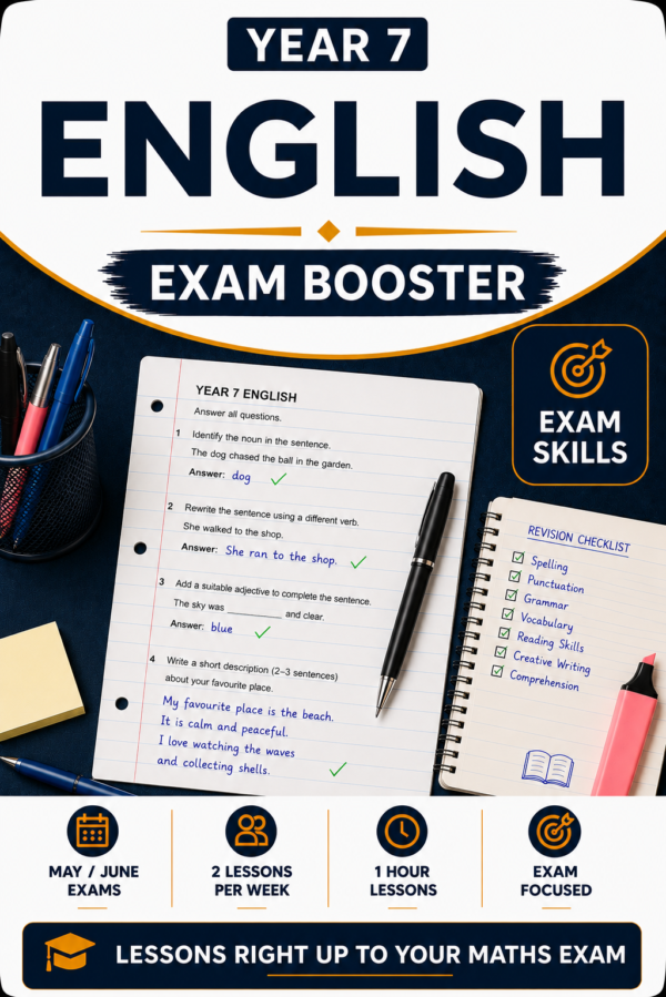 Year 7 English - Exam Booster