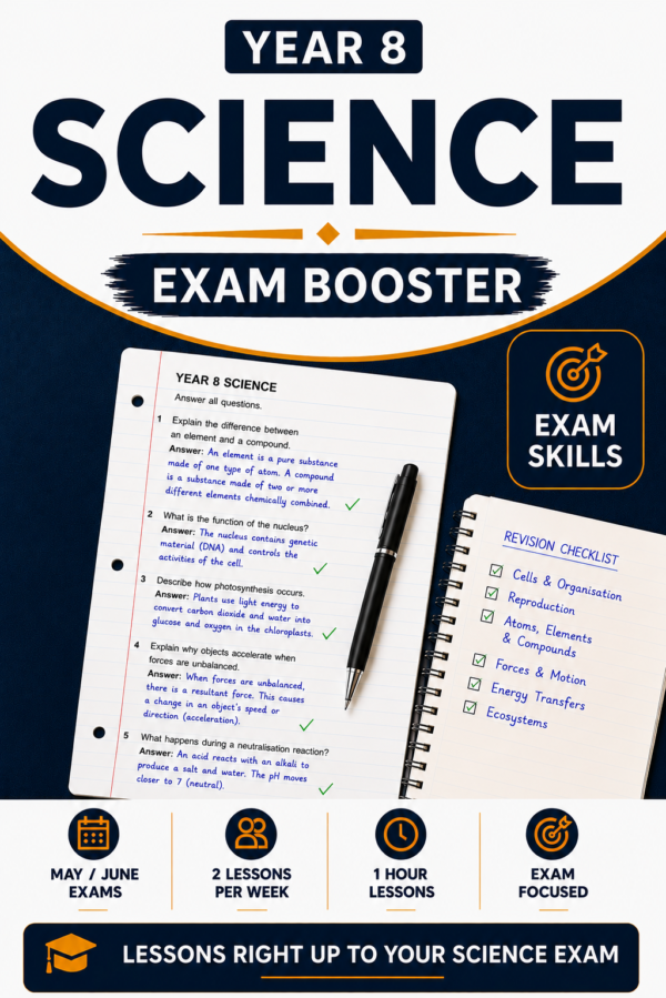 Year 8 Science - Exam Booster